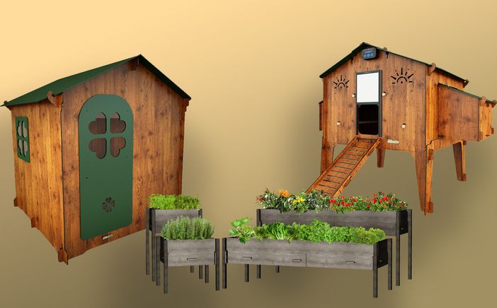 Alla Fiera ‘Vita in Campagna’ arredi da giardino e pollai ecosostenibili