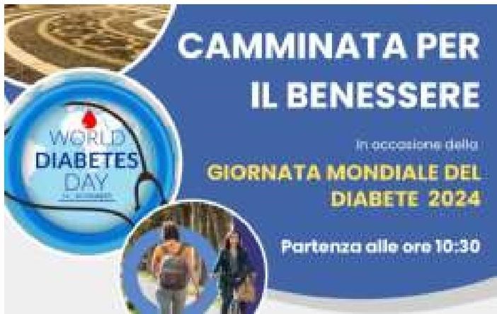 Giornata Mondiale del diabete 2024, a Vigevano, la “Camminata per il Benessere” Giornata Mondiale del diabete 2024, a Vigevano, la “Camminata per il Benessere”