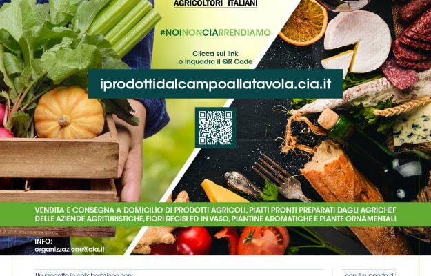 Covid: Cia, oltre 1000 aziende pronte per consegne a domicilio in tutta Italia Covid: Cia, oltre 1000 aziende pronte per consegne a domicilio in tutta Italia