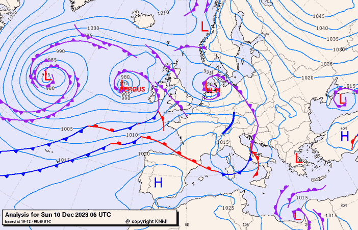 Previsioni meteo per domenica 10, lunedì 11, martedì 12 (dicembre)