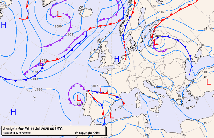 Previsioni meteo per venerdì 11, sabato 12, domenica 13 (luglio)