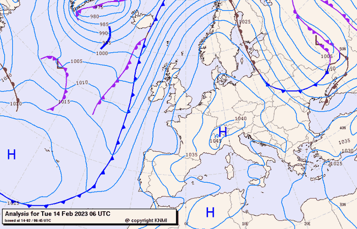 Previsioni meteo per martedì 14, mercoledì 15, giovedì 16 (febbraio)