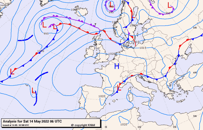 Previsioni meteo per sabato 14, domenica 15, lunedì 16 (maggio)