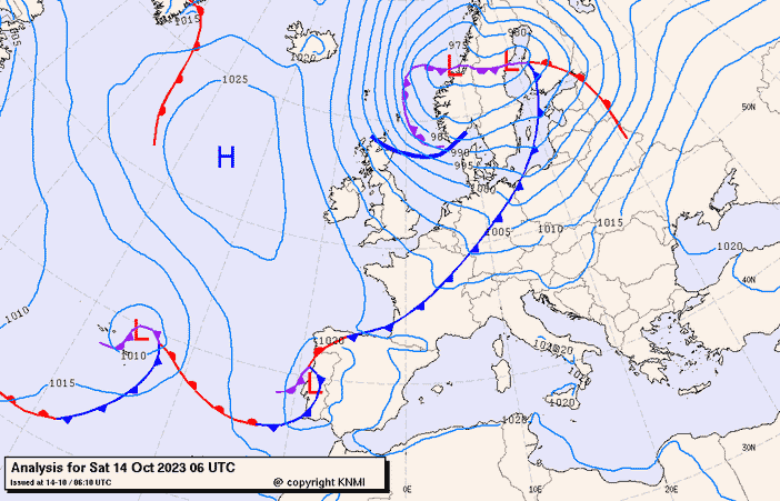 Previsioni meteo per sabato 14, domenica 15, lunedì 16 (ottobre)