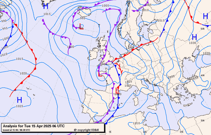 Previsioni meteo per martedì 15, mercoledì 16, giovedì 17 (aprile)