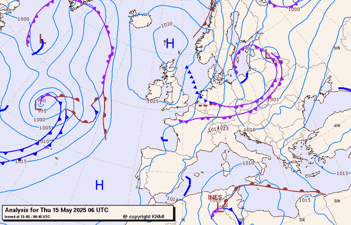 Previsioni meteo per giovedì 15, venerdì 16, sabato 17 (maggio)