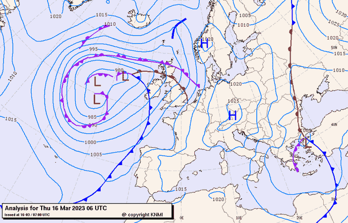 Previsioni meteo per giovedì 16, venerdì 17, sabato 18 (marzo)