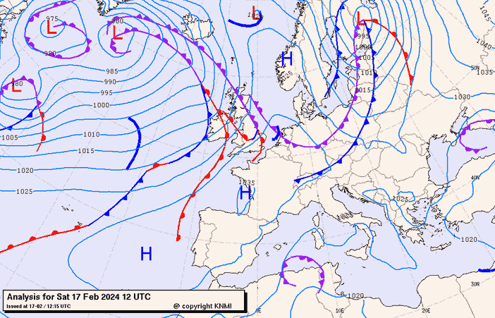 Previsioni meteo per sabato 17, domenica 18, lunedì 19 (febbraio)