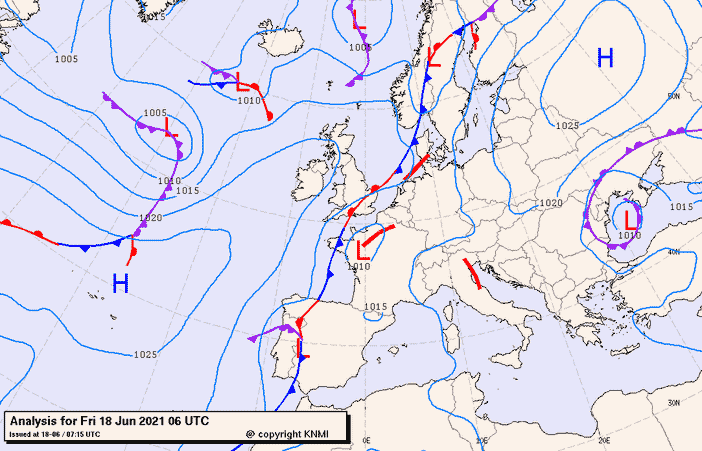 Previsioni meteo per venerdì 18, sabato 19, domenica 20 (giugno)
