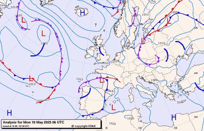 Previsioni meteo per lunedì 19, martedì 20, mercoledì 21 (maggio)