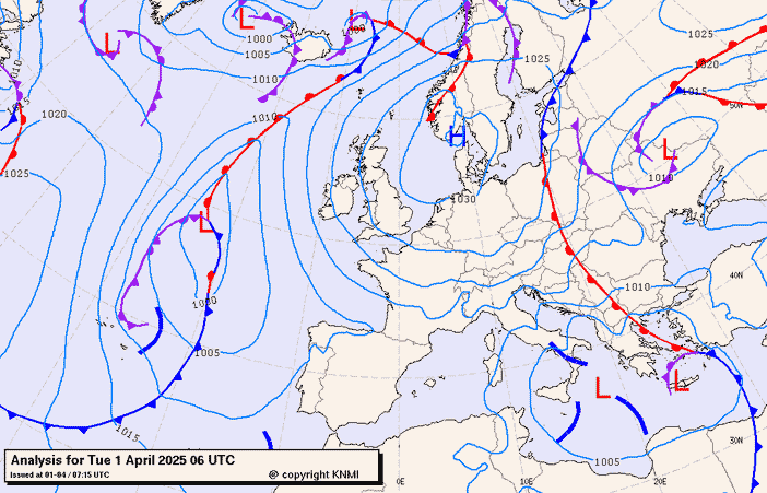 Previsioni meteo per martedì 1, mercoledì 2, giovedì 3 (aprile)