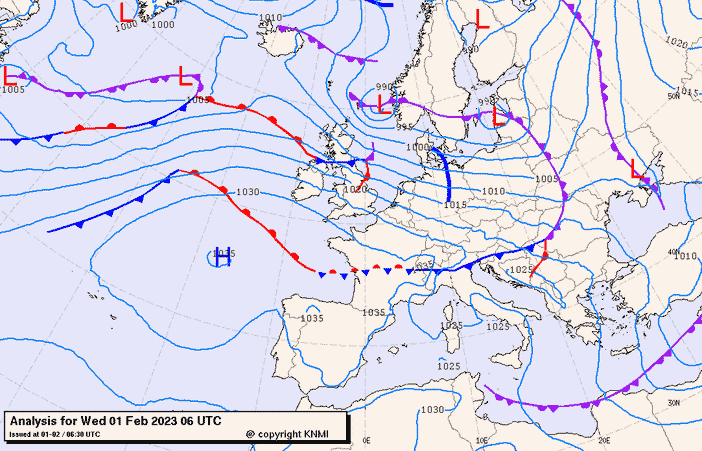 Previsioni meteo per mercoledì 1, giovedì 2, venerdì 3 (febbraio)