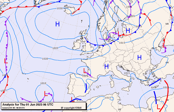 Previsioni meteo per giovedì 1, venerdì 2, sabato 3 (giugno)