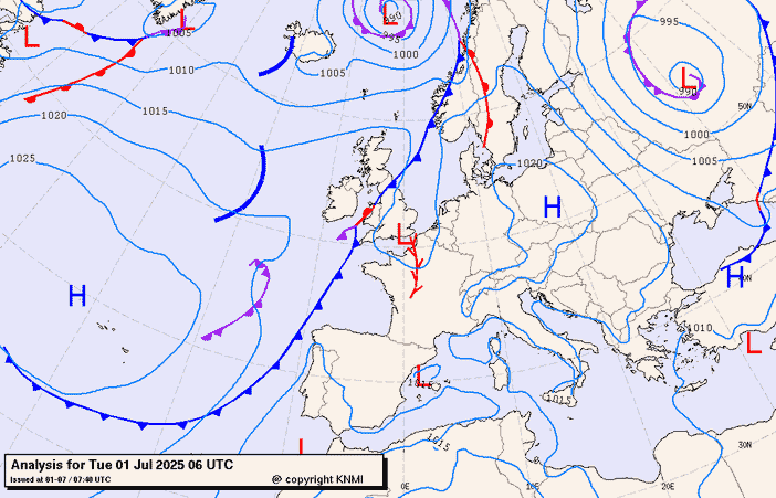 Previsioni meteo per martedì 1, mercoledì 2, giovedì 3 (luglio)