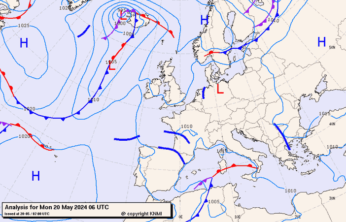 Previsioni meteo per lunedì 20, martedì 21, mercoledì 22 (maggio)