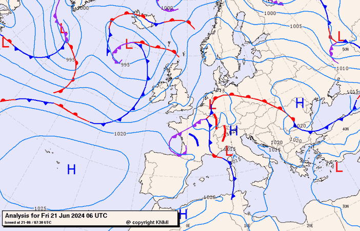 Previsioni meteo per venerdì 21, sabato 22, domenica 23 (giugno)