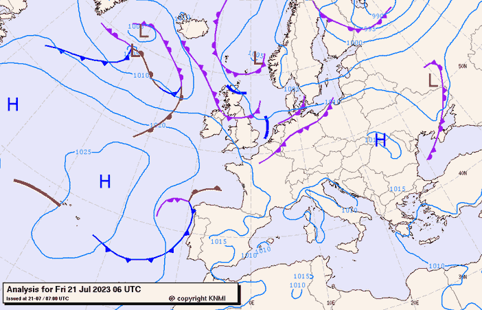 Previsioni meteo per venerdì 21, sabato 22, domenica 23 (luglio)