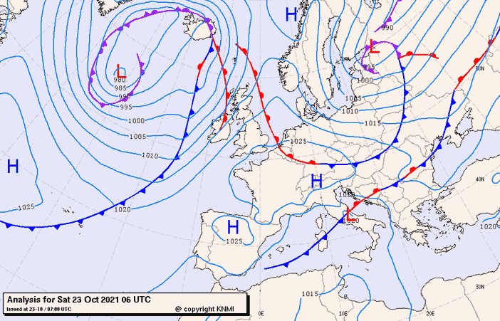 Previsioni meteo per sabato 23, domenica 24, lunedì 25 (ottobre)