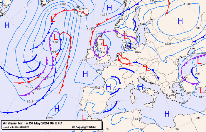 Previsioni meteo per venerdì 24, sabato 25, domenica 26 (maggio)