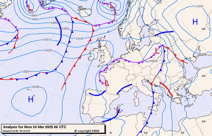 Previsioni meteo per lunedì 24, martedì 25, mercoledì 26 (marzo)