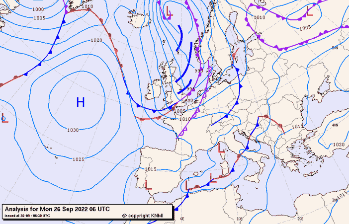 Previsioni meteo per lunedì 26, martedì 27, mercoledì 28 (settembre)