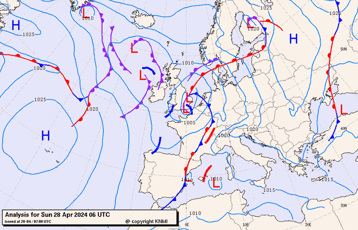 Previsioni meteo per domenica 28, lunedì 29, martedì 30 (aprile)