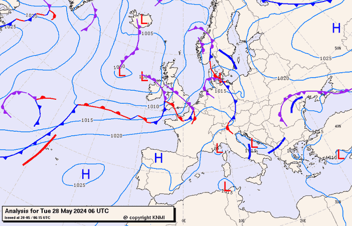 Previsioni meteo per martedì 28, mercoledì 29, giovedì 30 (maggio)