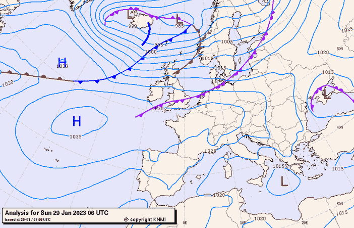 Previsioni meteo per domenica 29, lunedì 30, martedì 31 (gennaio)
