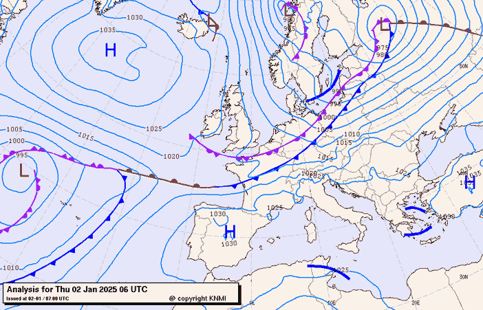 Previsioni meteo per giovedì 2, venerdì 3, sabato 4 (gennaio 2025)