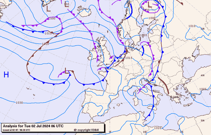 Previsioni meteo per martedì 2, mercoledì 3, giovedì 4 (luglio)