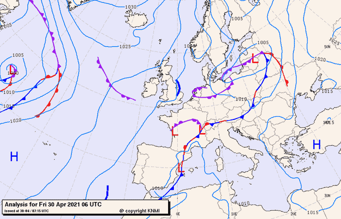 Previsioni meteo per venerdì 30, sabato 1, domenica 2 (maggio)