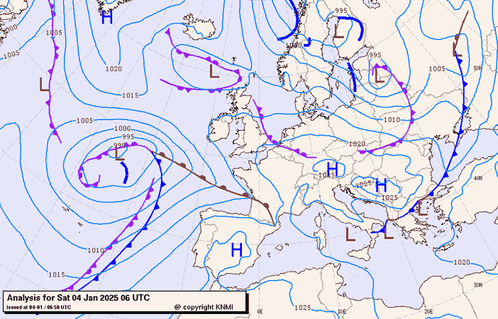 Previsioni meteo per sabato 4, domenica 5, domenica 6 (gennaio 2025)