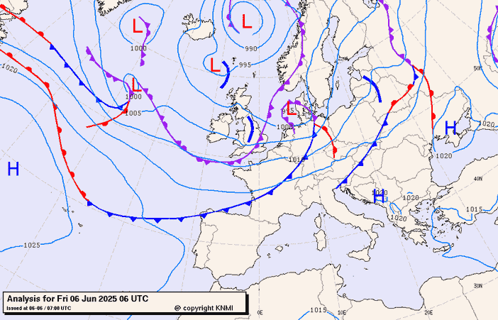Previsioni meteo per venerdì 6, sabato 7, domenica 8 (giugno)