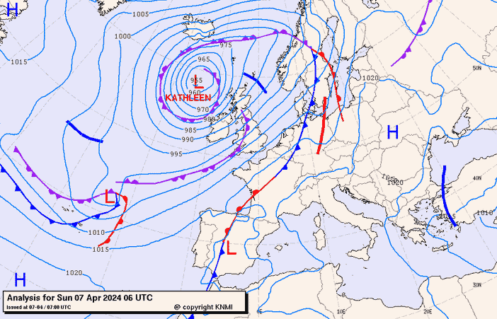 Previsioni meteo per domenica 7, lunedì 8, martedì 9 (aprile)