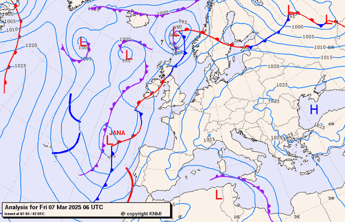 Previsioni meteo per venerdì 7, sabato 8, domenica 9 (marzo)