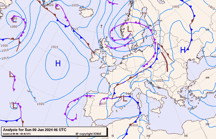Previsioni meteo per domenica 9, lunedì 10, martedì 11 (giugno)