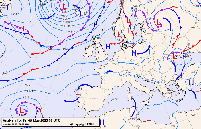 Previsioni meteo per venerdì 9, sabato 10, domenica 11 (maggio)