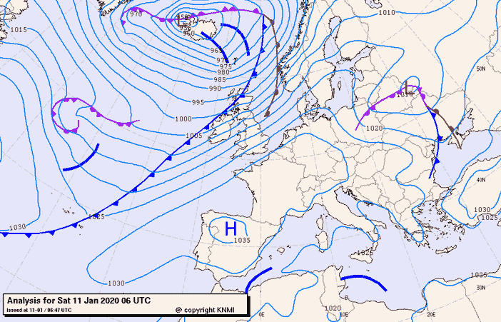 Previsioni meteo per sabato 11, domenica 12, lunedì 13 (gennaio)