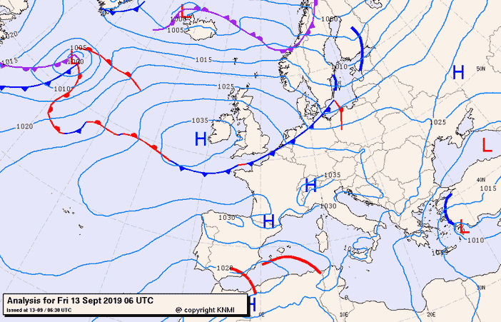 Previsioni meteo per venerdì 13, sabato 14, domenica 15 (settembre)
