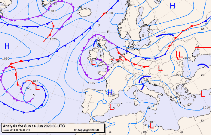 Previsioni meteo per domenica 14, lunedì 15, martedì 16 (giugno)