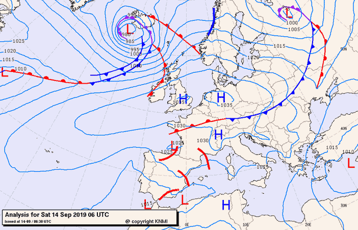 Previsioni meteo per sabato 14, domenica 15, lunedì 16 (settembre)