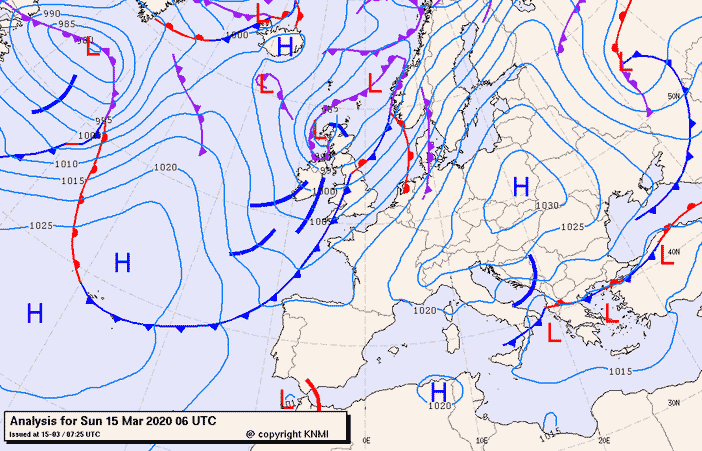 Previsioni meteo per domenica 15, lunedì 16, martedì 17 (marzo)