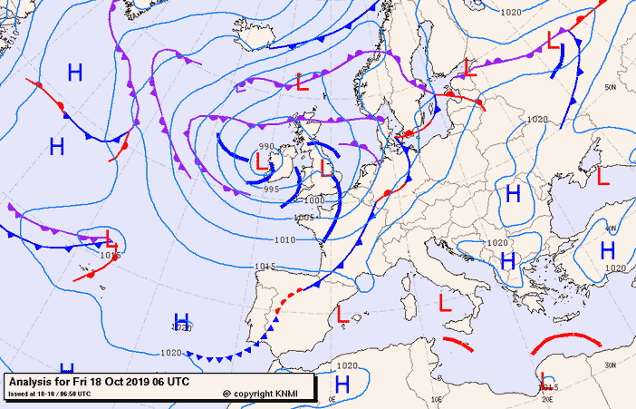 Previsioni meteo per venerdì 18, sabato 19, domenica 20 (ottobre)