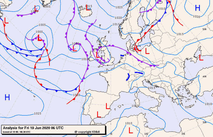 Previsioni meteo per venerdì 19, sabato 20, domenica 21 (giugno)