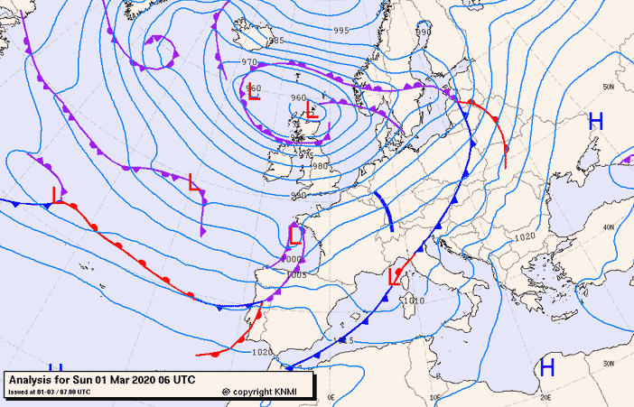 Previsioni meteo per domenica 1, lunedì 2, martedì 3 (marzo)