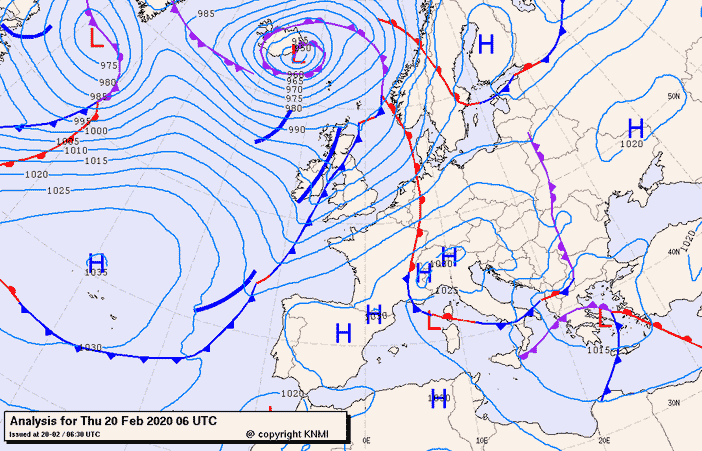 Previsioni meteo per giovedì 20, venerdì 21, sabato 22 (febbraio)