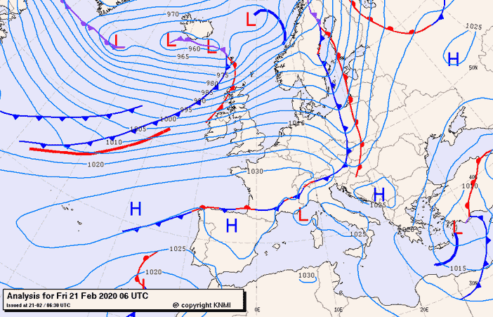 Previsioni meteo per venerdì 21, sabato 22, domenica 23 (febbraio)