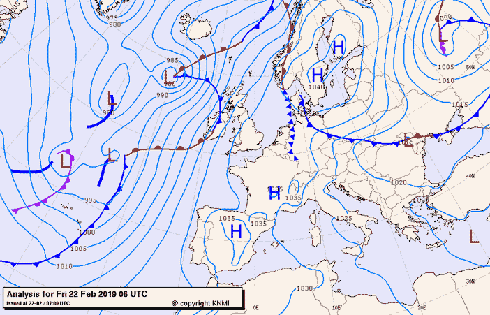 Previsioni meteo per venerdì 22, sabato 23, domenica 24 (febbraio)