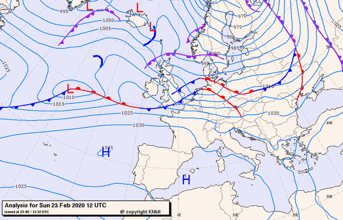 Previsioni meteo per domenica 23, lunedì 24, martedì 25 (febbraio)