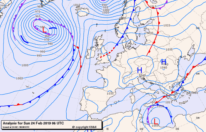 Previsioni meteo per domenica 24, lunedì 25, martedì 26 (febbraio)